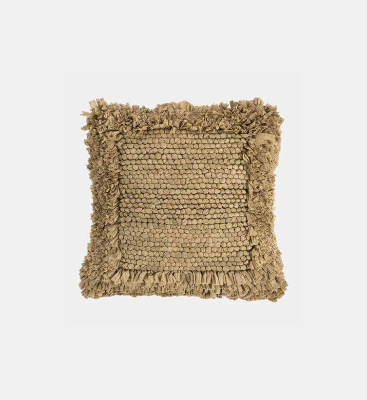 Alizea Chindi Square Cushion, Beige, 45x45-cm, Packshot View