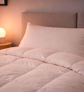 Home Deco and More Goose Down-85-feather Comforter, White, 160x200-cm, Packshot View