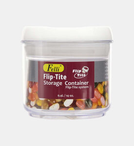 Home Deco and More Flip-tite Acrylic Food Saver, Clear, 400-ml, Packshot View
