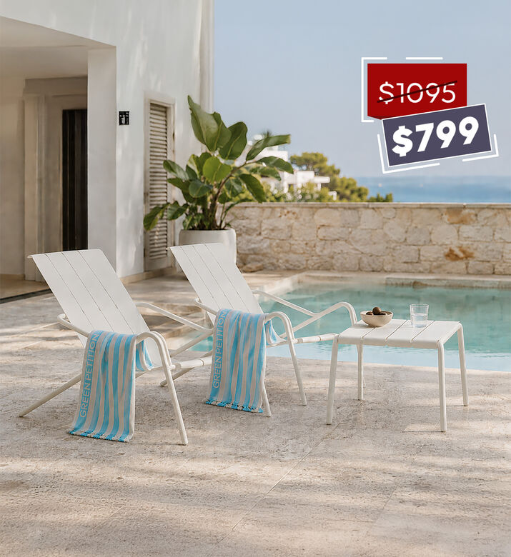 Home Deco and More Outdoor Lounge Trio Set, Packshot View