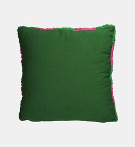 Kersten Checkered Square-shape Cotton Cushion, Packshot View