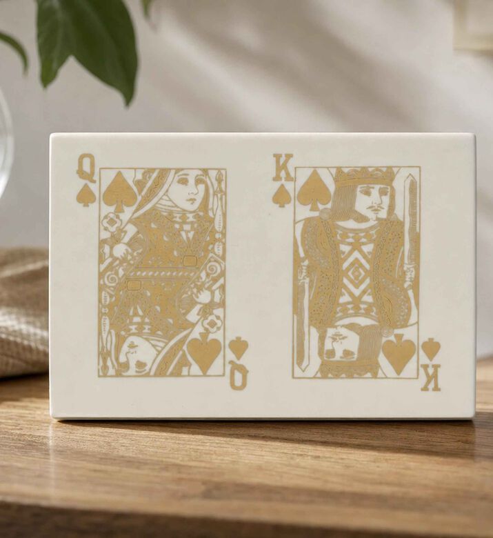 Home Deco and More Double Card Storage Box, Model View
