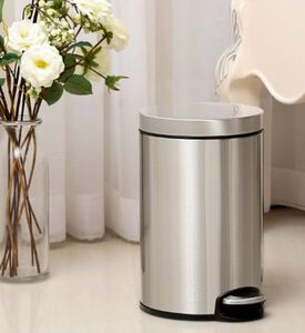 Serene Stainless Steel Pedal Bin - 12 L