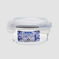 Glass Round Food Container