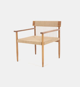 Amond Teak Wood Loom Lounge Chair