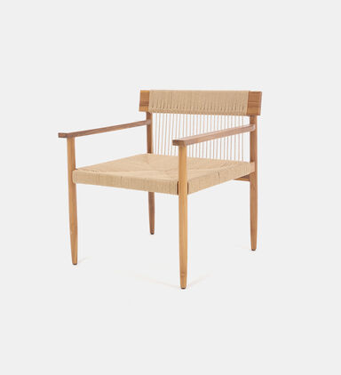 Amond Teak Wood Loom Lounge Chair