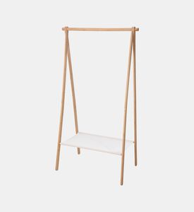 Bamboo Textiles Shelf Clothes Rack