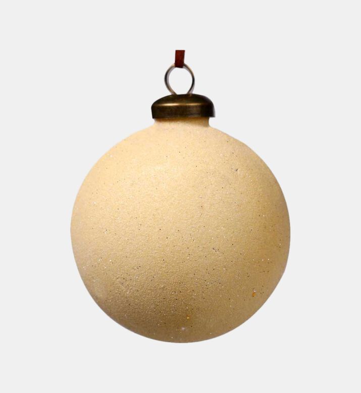 Sugared Glass Ornament