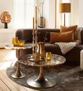 Light and Living Sital Textile Round Rug, Packshot View