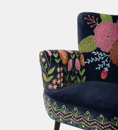 Poppy Mango Wood Arm Chair