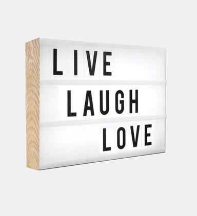 Wooden Printed Letter Box