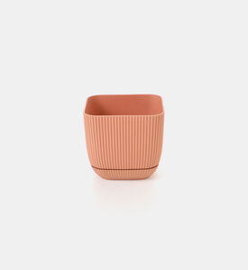Square Ribbed Flowerpot