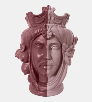 Teste Matte Man Face Sculpture