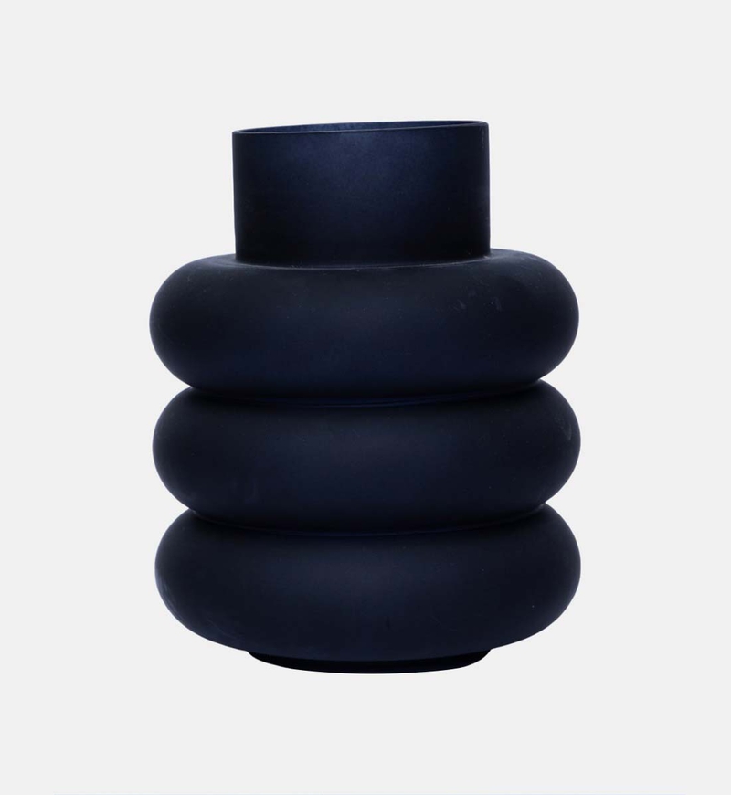 Nikky Glass 3-rings Vase