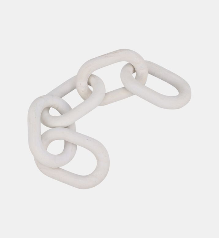 Home Deco and More Chain For Deco, White, Packshot View