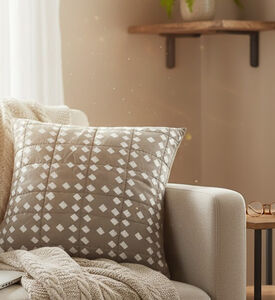 Home Deco and More Square Diamond Pattern Throw Pillow, Packshot View