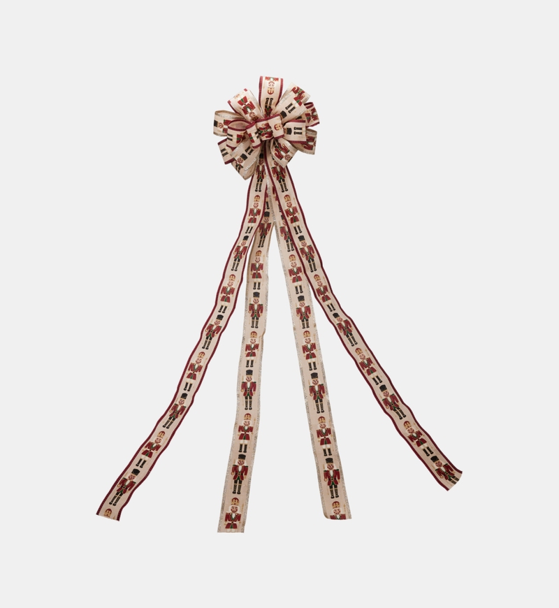 Nutcracker-themed Tree Topper Bow