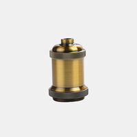 E27 Steel Retro-gold Socket