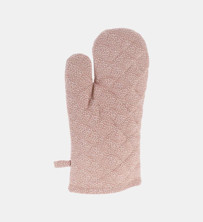 Home Deco and More Quilted Design Kitchen Glove, Pink, Packshot View
