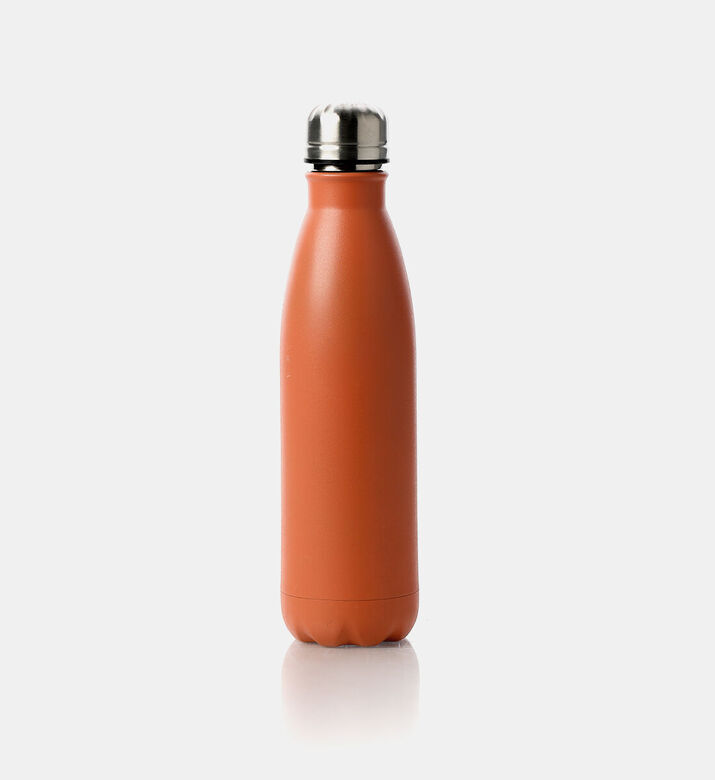 Excellent Houseware Stainless Steel Vacuum Flask Bottle, Orange, Packshot View