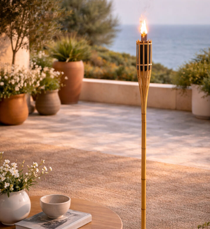 Home Deco and More Bamboo Garden Torch, Packshot View