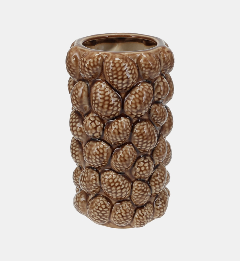 Pinecones-embossed Vase