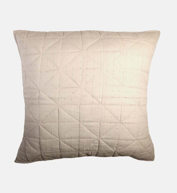 Square Embroidered Throw Pillow