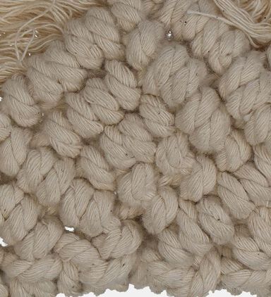 Macram Cotton Round Wall Mirror