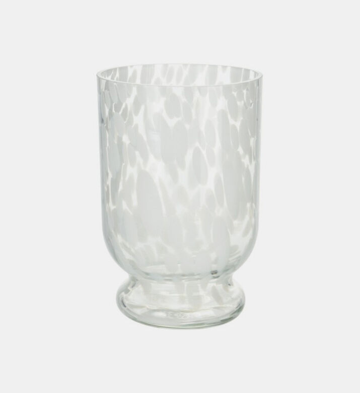 Glass Crystal-effect Candle Holder