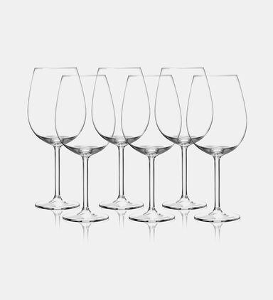 Glass White Wine Salute Set