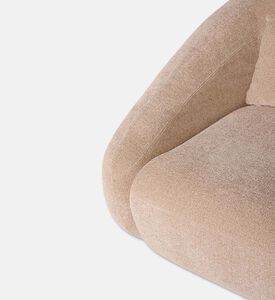 Home Deco and More Lola 1-seater Arm Chair, Beige, Packshot View