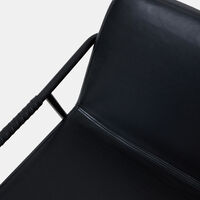 Boto Metal Leather Lounge Chair