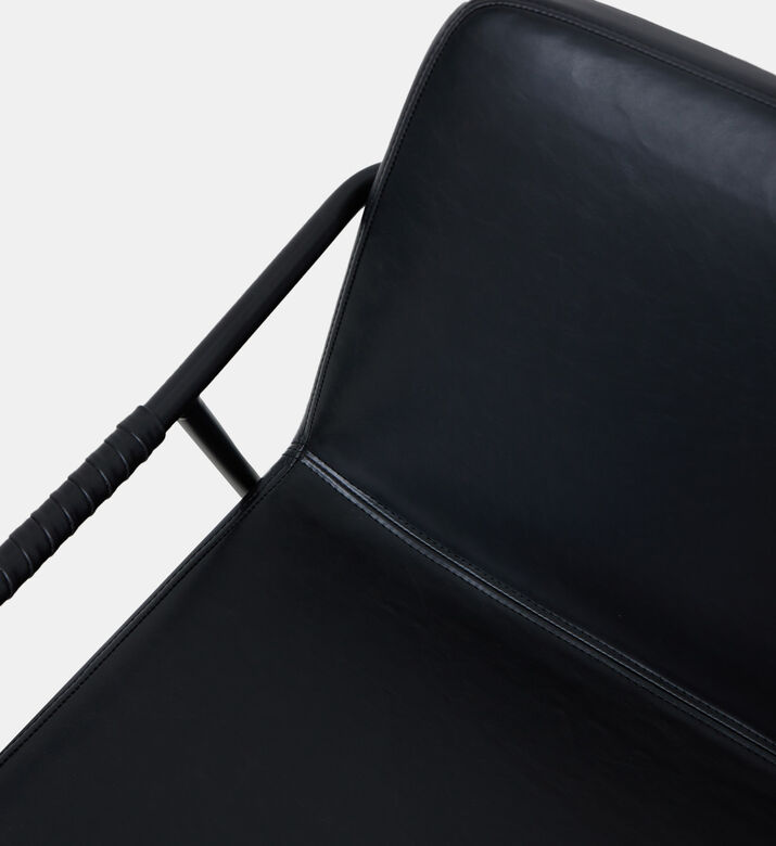 Boto Metal Leather Lounge Chair