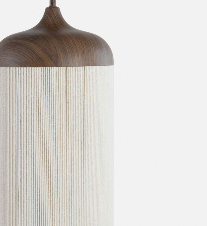 Light and Living Dania Wood Hanging Lamp, Packshot View