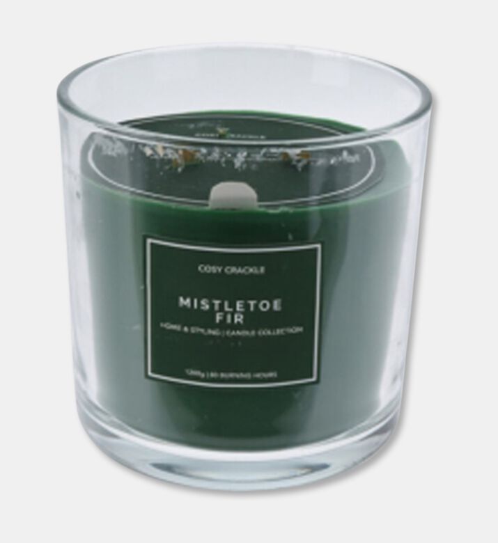 Home Deco and More Wooden Wick Scented Candle, Packshot View