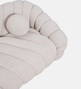 Home Deco and More Wave-patterned 3-seater Sofa, Packshot View