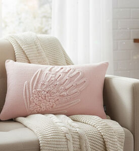 Home Deco and More Lady Tulip Cotton Filled And Vaccumed Cushion, Packshot View