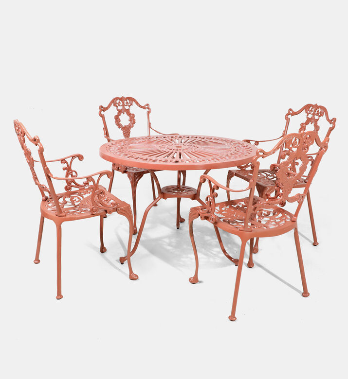 Bistro Dining Table With 4 Chairs Red