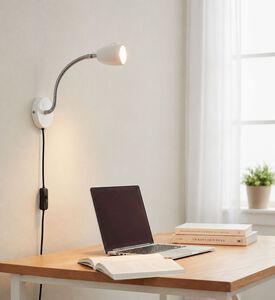 Girard Sudron Ceramic Flag Socket E27 Wall Lamp, Packshot View