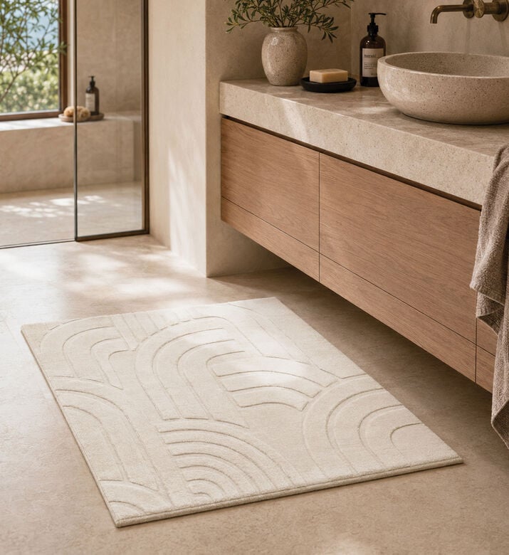 Home Deco and More Abstract Pattern Textured Rug, Packshot View