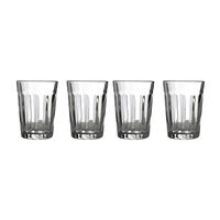 Striped Short Drinking Glasses4-piece Set