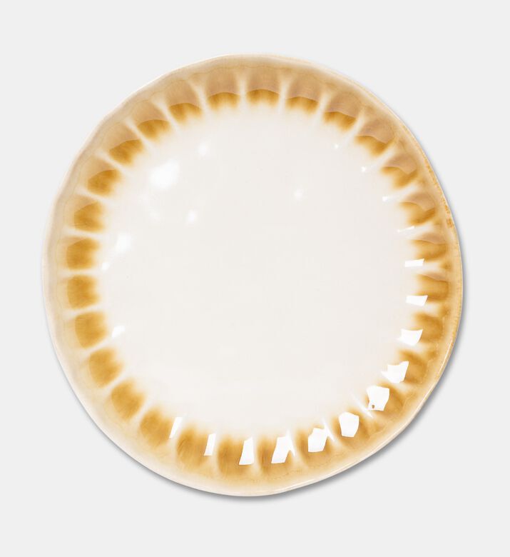 Home Deco and More Stoneware Organic-shape Desert Plate, Packshot View