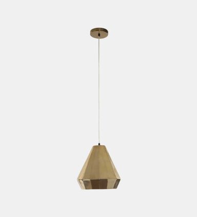 Metal Brass Triangle Pendant Lamp
