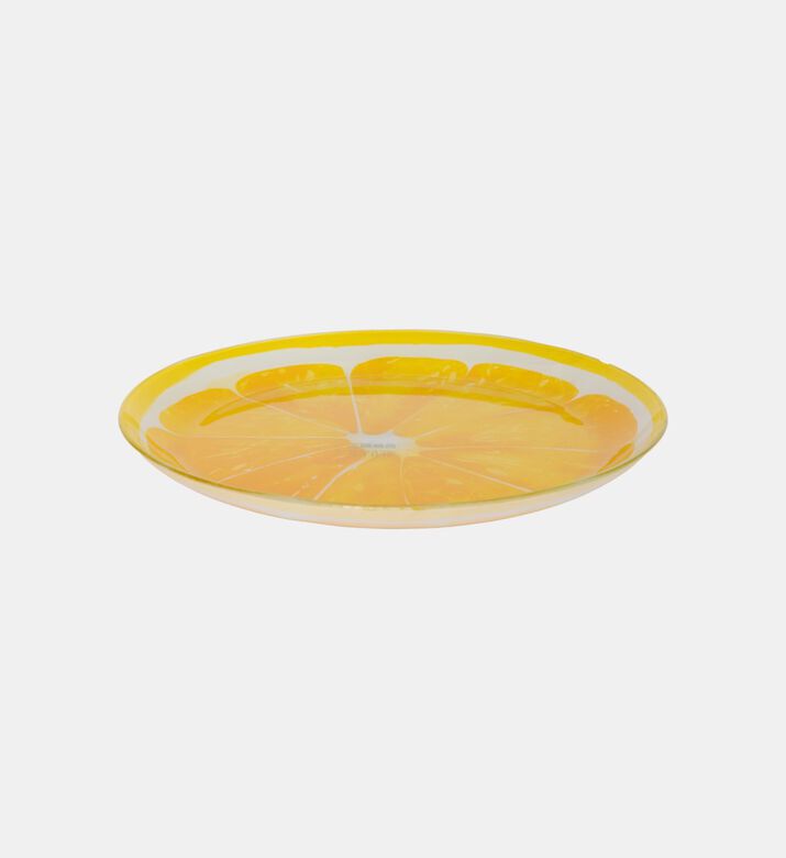 Jolipa Orange Plastic Round Bowl, Packshot View