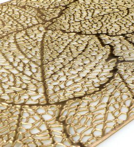 Leaf Embellished Pvc Placemat