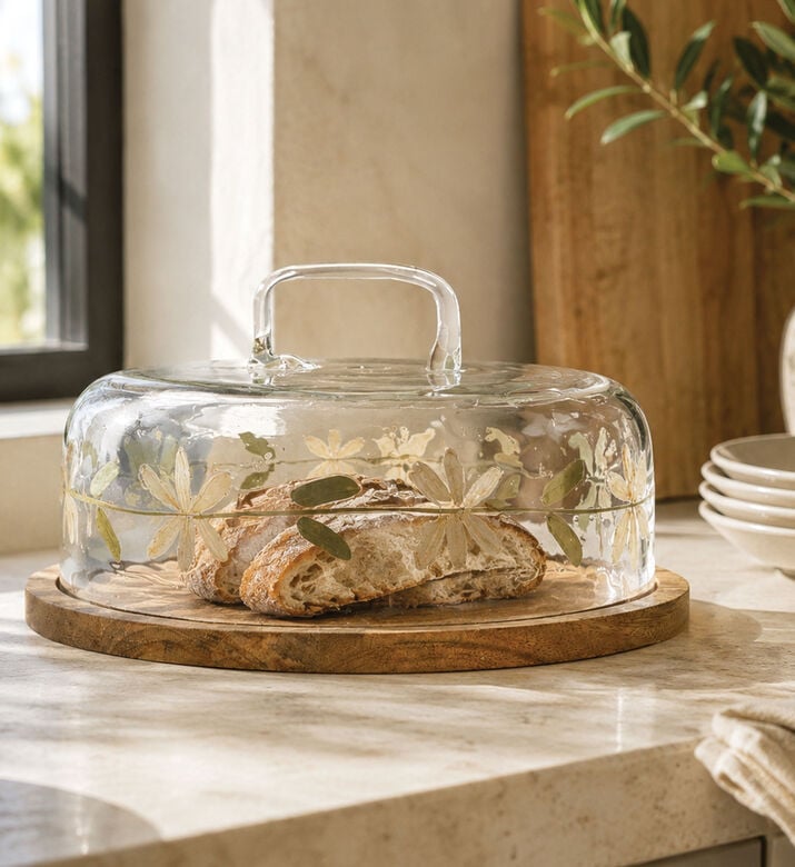 Home Deco and More Flower-print Cover Dried, Packshot View