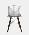 Iron Wire Grid Iron Chair