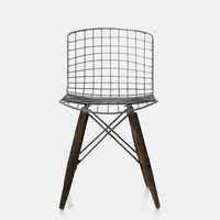 Iron Wire Grid Iron Chair