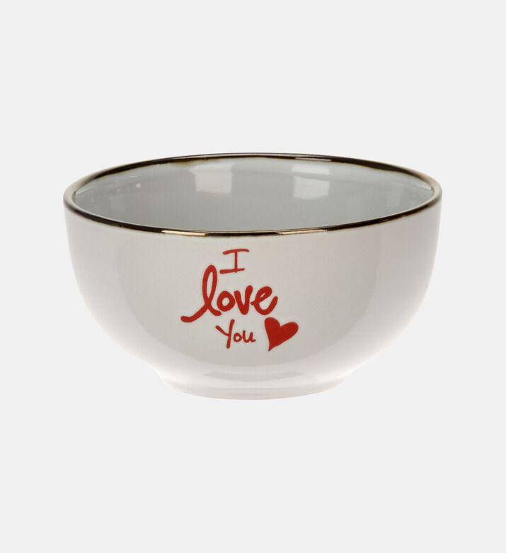 Siaki Stoneware Valentine-inspired Design Bowl, Packshot View