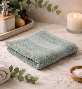 Cannon Combed Cotton Daily Hand Towel, Grey, 50x100-cm, Packshot View